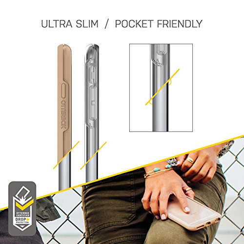 OtterBox Symmetry Series Clear - Back cover for mobile phone - polycarbonate, synthetic rubber - clear - for Apple iPhone 6, 6s