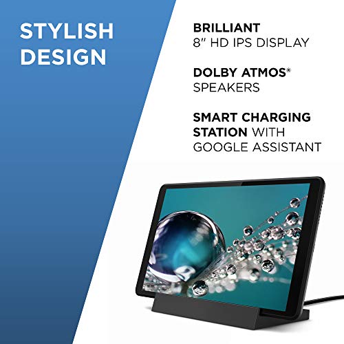 Lenovo Smart Tab M8 ZA5C - Tablet - Android 9.0 (Pie) - 32 GB Embedded Multi-Chip Package - 8" IPS (1280 x 800) - microSD slot - iron grey