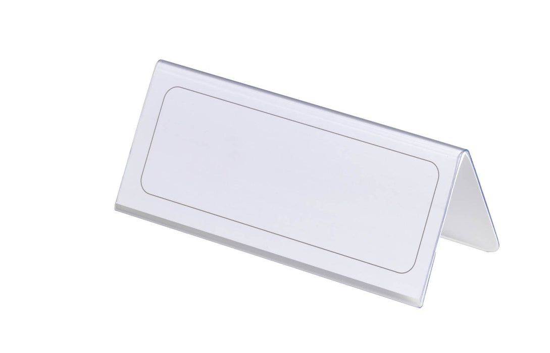 DURABLE Name Holder 805019 Transparent Pack of 25