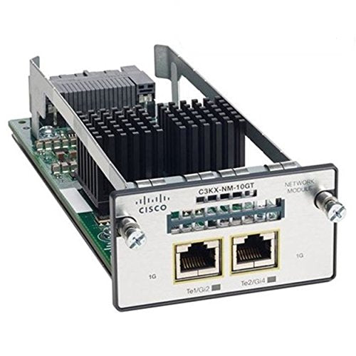 Cisco - Expansion module - 10Gb Ethernet x 2 - refurbished - for Catalyst 3560X-24, 3560X-48, 3750X-12, 3750X-24, 3750X-48
