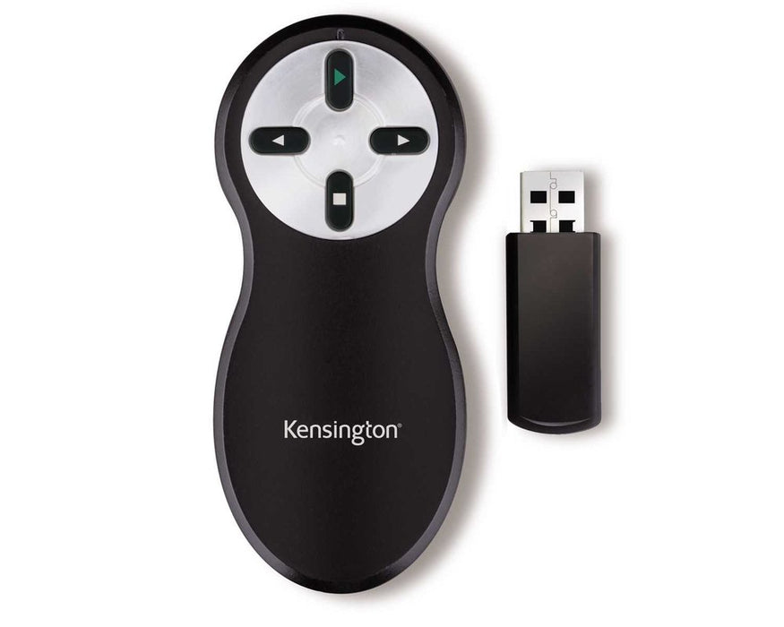 Best Value Kensington Non-Laser Wireless USB Presentation Clicker, Compatible with Windows & macOS - 20m Range (K33373EU)