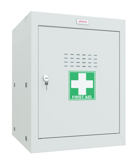 Phoenix MC Series Size 2 Cube Locker in Light Grey with Key Lock MC0544GGK