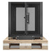 APC NetShelter SX - Rack cabinet - black - 12U - 19" - for P/N: SURT48RMXLBP