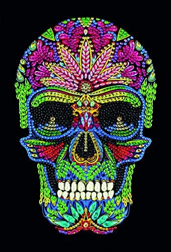 Crystal Art Skull Notebook CANJ-4