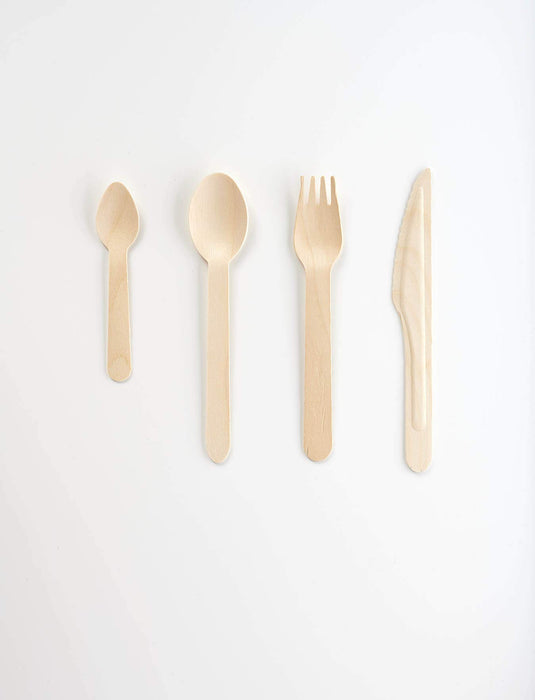 Best Value Caterpack Enviro Wooden Forks | 100 Pack | Size: 6.25"