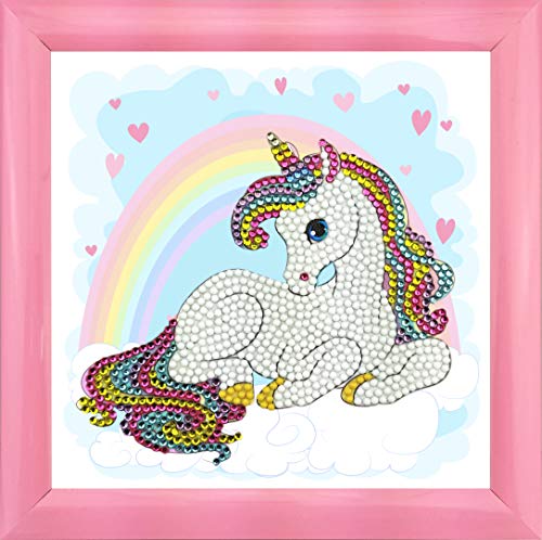 Crystal Art Unicorn Rainbow 16 x 16cm Frameable Kit CAFBL-4