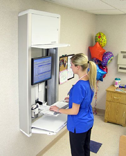 Ergotron StyleView VL Enclosure - PC enclosure system - 22" - white, aluminium