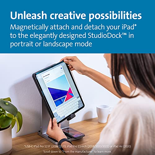 Kensington StudioDock iPad Docking Station for iPad Pro 11" - Docking station - USB-C - HDMI - for Apple 10.9-inch iPad Air (4th generation), 11-inch iPad Pro