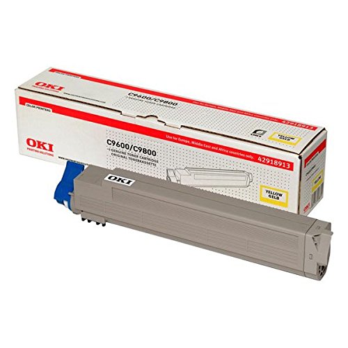 OKI - Yellow - original - toner cartridge - for C9600dn, 9600hdtn, 9600hn, 9600n, 9650dn, 9650hdn, 9650hdtn, 9650n, 9800hdn, 9800hdtn