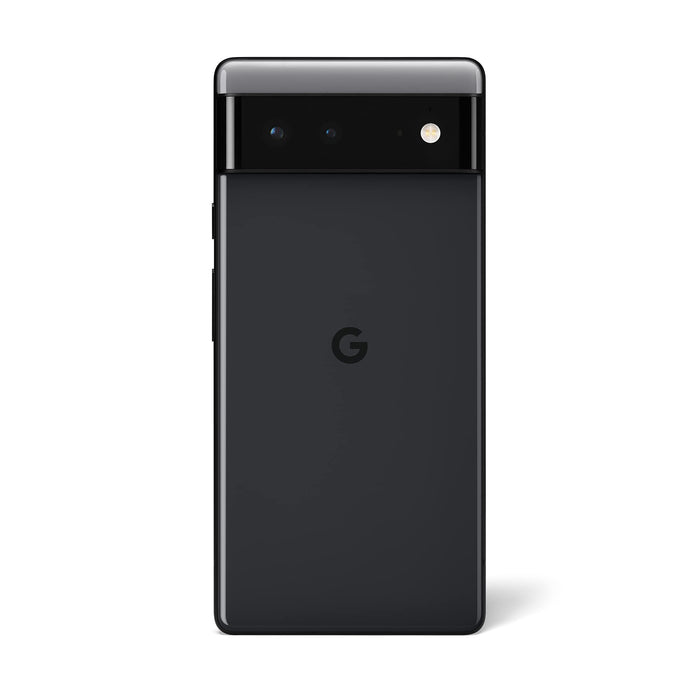 Google Pixel 6 - 5G smartphone - dual-SIM - RAM 8 GB / Internal Memory 128 GB - OLED display - 6.4" - 2400 x 1080 pixels (90 Hz) - 2x rear cameras 50 MP, 12 MP - front camera 8 MP - stormy black