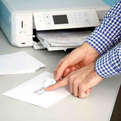 Best Value Avery Self Adhesive Address Mailing Labels, Inkjet Printers, 10 Labels per A4 Sheet, 1000 labels, QuickDRY (J8173) White