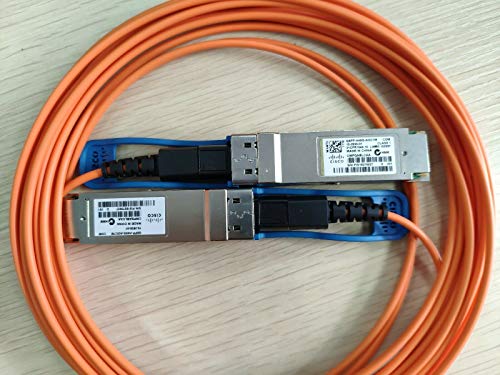 Cisco - Network cable - QSFP+ to QSFP+ - 7 m - fibre optic - SFF-8436 - active - beige - for Nexus 3064-32T, 3064-T, 3064-X
