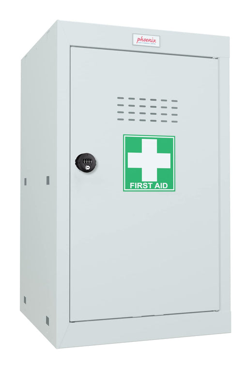 Phoenix MC Series Size 3 Cube Locker in Light Grey with Combination Lock MC0644GGC