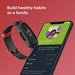 Fitbit Ace 3 - Black - activity tracker with band - silicone - black/racer red - display 0.72" - monochrome - Bluetooth - 19.3 g