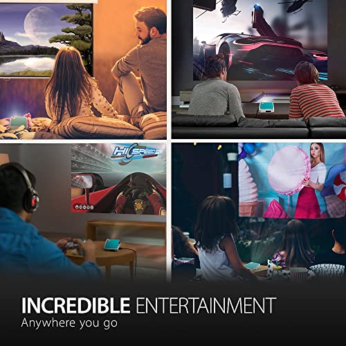 Viewsonic M1 mini - DLP projector - LED - 120 lumens - WVGA (854 x 480) - 16:9