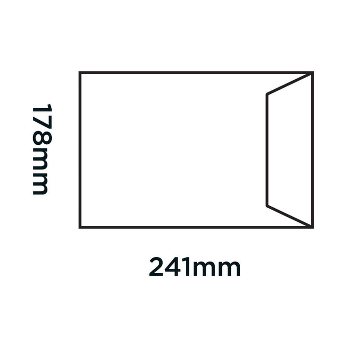 Best Value Blake Purely Packaging 241 x 178 mm Board Back Pocket Peel & Seal Envelopes (11935) Manilla - Pack of 125