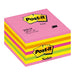 Best Value Post-It Notes, 2028NP 76 x 76 mm - Neon Pink, 1 Cube (450 Sheets)