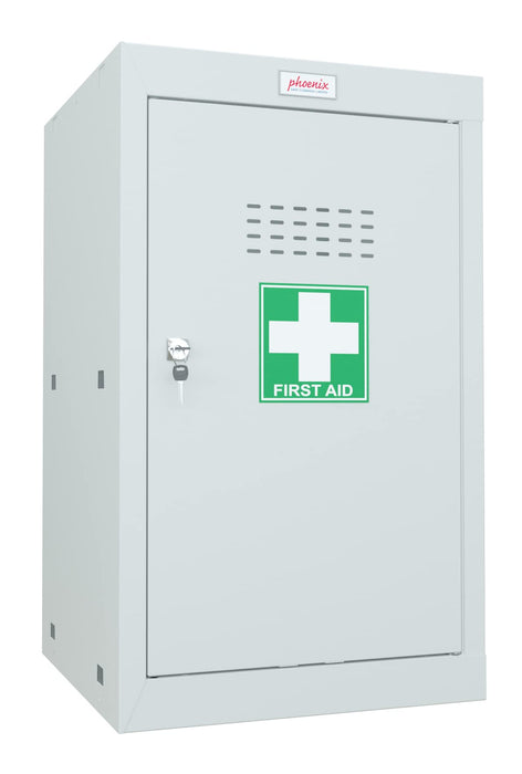 Phoenix MC Series Size 3 Cube Locker in Light Grey with Key Lock MC0644GGK
