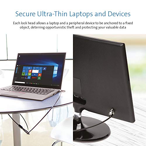 Kensington MicroSaver 2.0 Keyed Twin Laptop Lock - Security cable