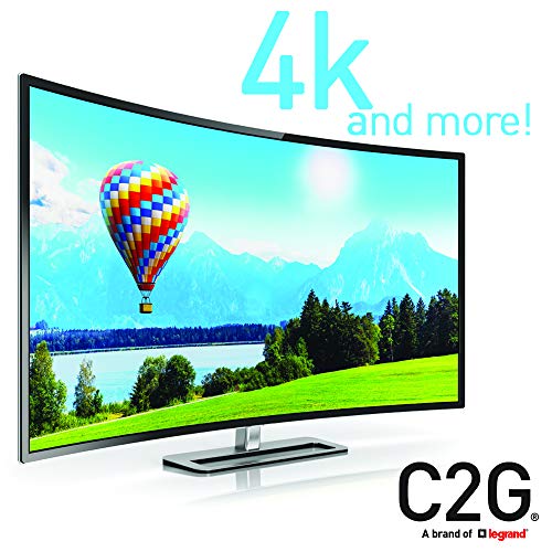 C2G 20ft 4K HDMI Cable with Ethernet - Premium Certified - High Speed 60Hz - HDMI cable with Ethernet - HDMI male to HDMI male - 6.07 m - shielded - black - 4K support