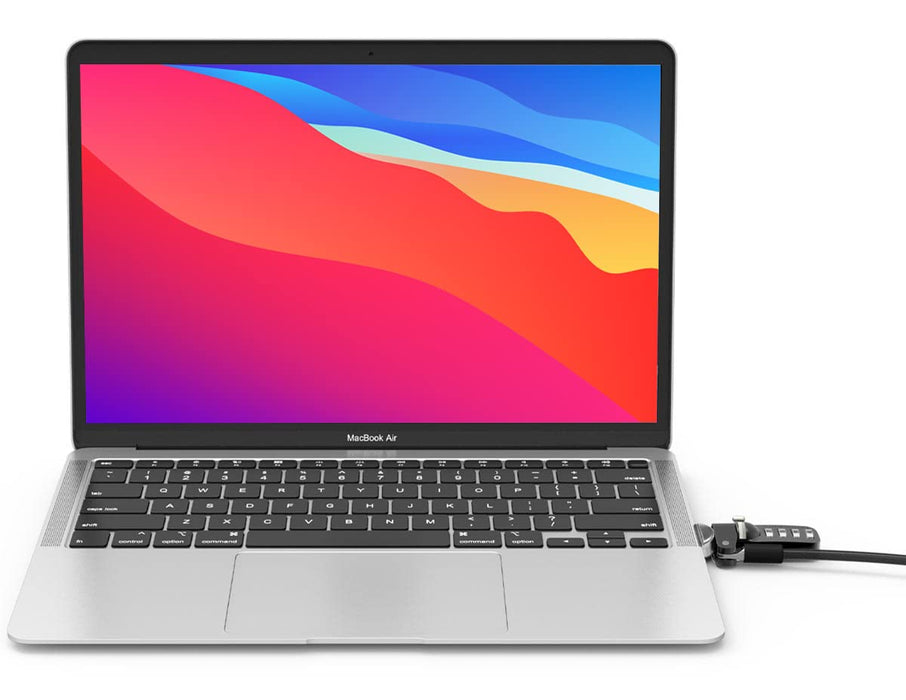 Compulocks MacBook Air M1 2020 Lock Adapter With Combination Lock - Security slot lock adapter - with combo cable lock - silver