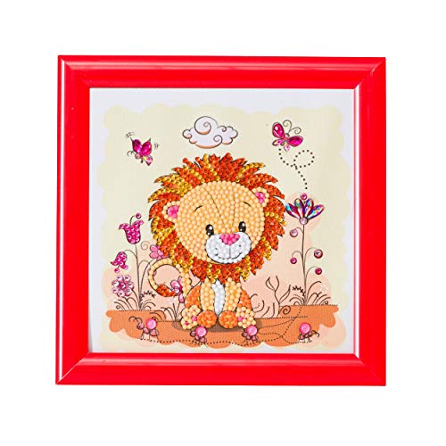Crystal Art Lion 16 x 16cm Frameable Kit CAFBL-6