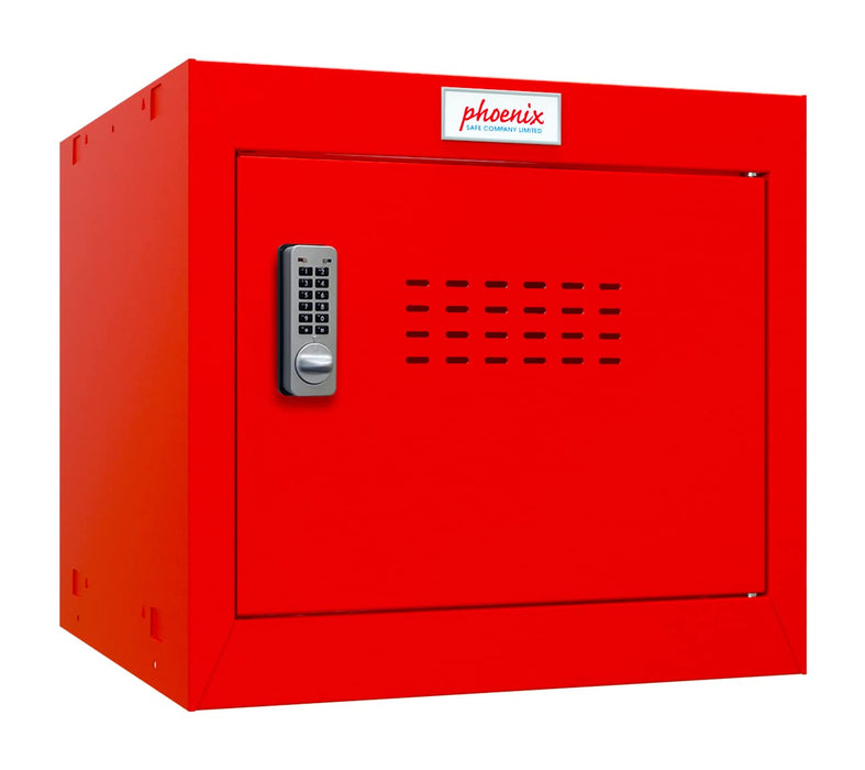 Phoenix CL Series Size 1 Cube Locker in Red with Electronic Lock CL0344RRE