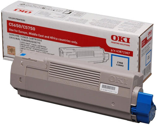 Best Value OKI 791654 C5650 Cyan Toner Cartridge Yield 2000 Pages