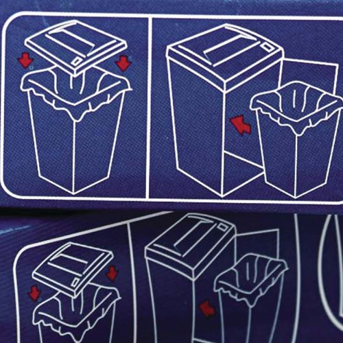 Best Value Rexel Plastic Waste Bags for Wide Entry Shredders, 175L Capacity, Pack of 100, 40095