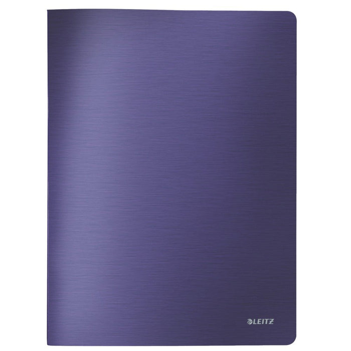 Best Value Leitz A4 Display Book, 20 Pockets, 40 Sheet Capacity, Transparent Pockets, Titan Blue, Style Range, 39580069