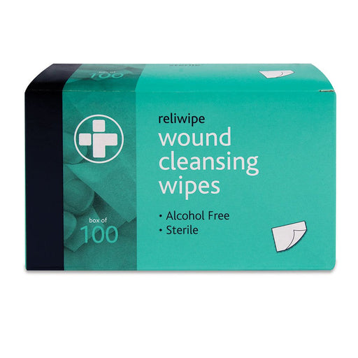 Best Value Reliance Medical Reliwipe Sterile Wound Cleansing Wipes - Pack of 100