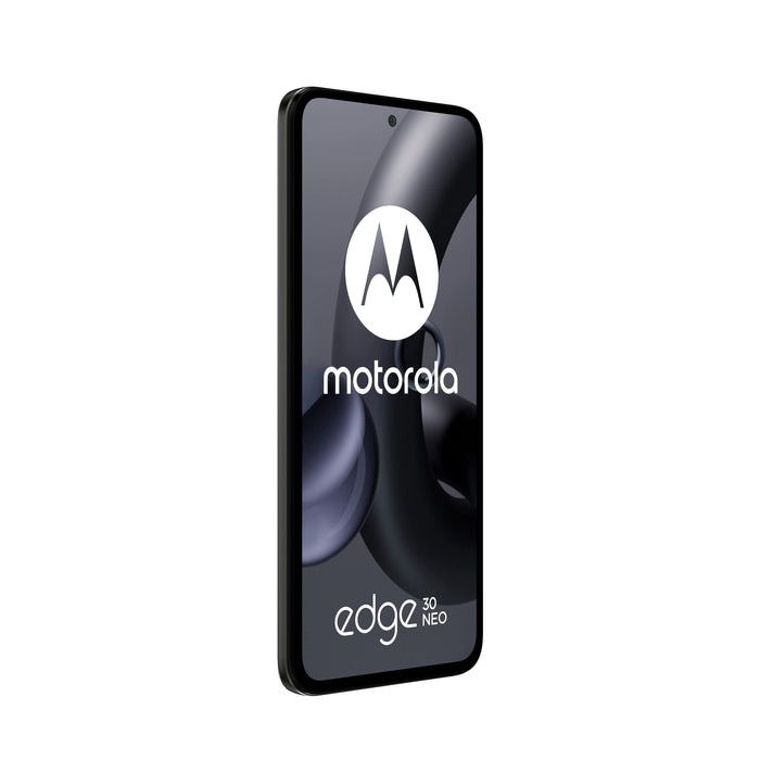 Motorola Edge 30 Neo - 5G smartphone - dual-SIM - RAM 8 GB / Internal Memory 128 GB - pOLED display - 6.28" - 2400 x 1080 pixels (120 Hz) - 2x rear cameras 64 MP, 13 MP - front camera 32 MP - black onyx