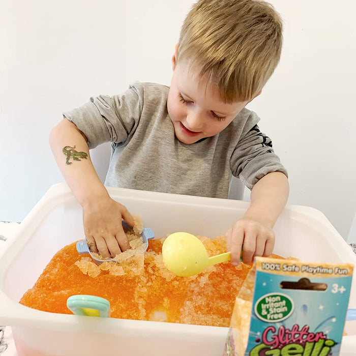 Zimpli Kids Glitter Gelli Play - Glittery Orange