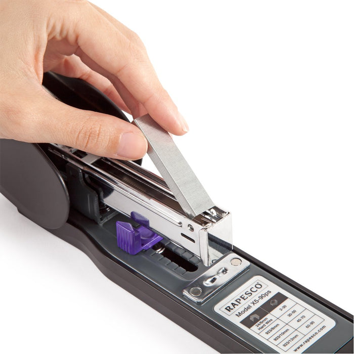Best Value Rapesco 1170 X5-90ps Less Effort Stapler - Black