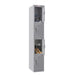 Phoenix PL Series 1 Column 4 Door Personal locker in Grey with Electronic Locks PL1430GGE