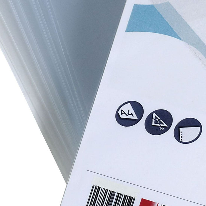 Best Value Rexel Superfine Cut Flush Folders A4 Clear (100)