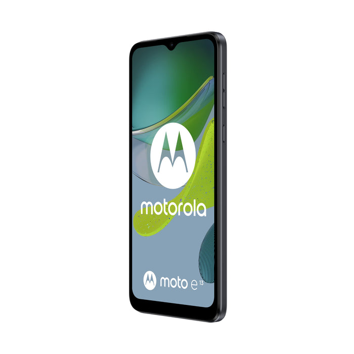Motorola Moto E13 - 4G smartphone - dual-SIM - RAM 2 GB / Internal Memory 64 GB - microSD slot - LCD display - 6.5" - 1600 x 720 pixels (60 Hz) - rear camera 13 MP - front camera 5 MP - cosmic black