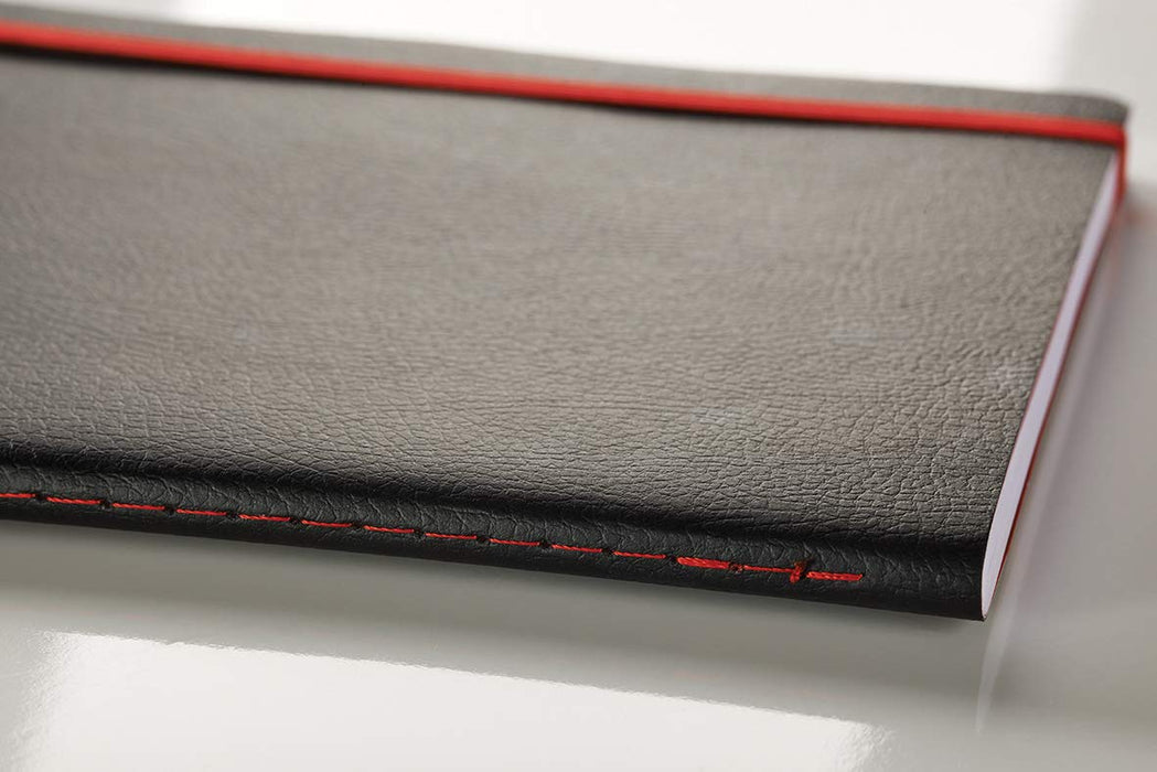 Best Value Oxford Black n' Red B5 Soft Cover Casebound Business Journal Ruled and Numbered, 144 Page, 1 Notebook