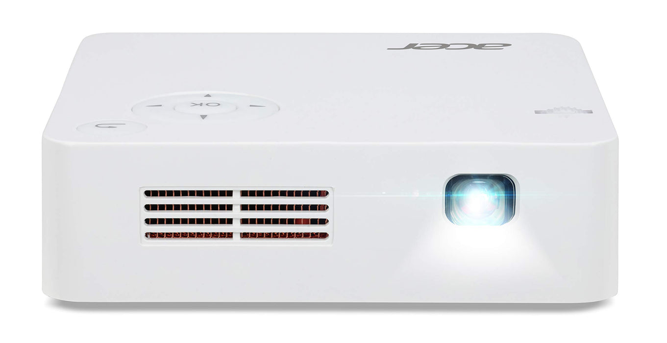 Best Value Acer C202i Portable LED Projector with Built-in Battery and Wireless Capability