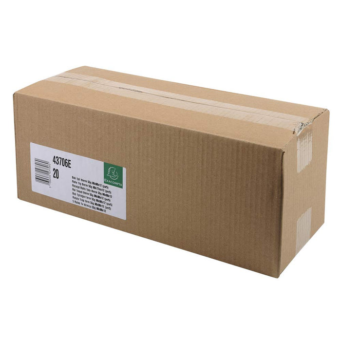 Best Value Exacompta Cash Register Receipt Roll, 80 mm x 76 m