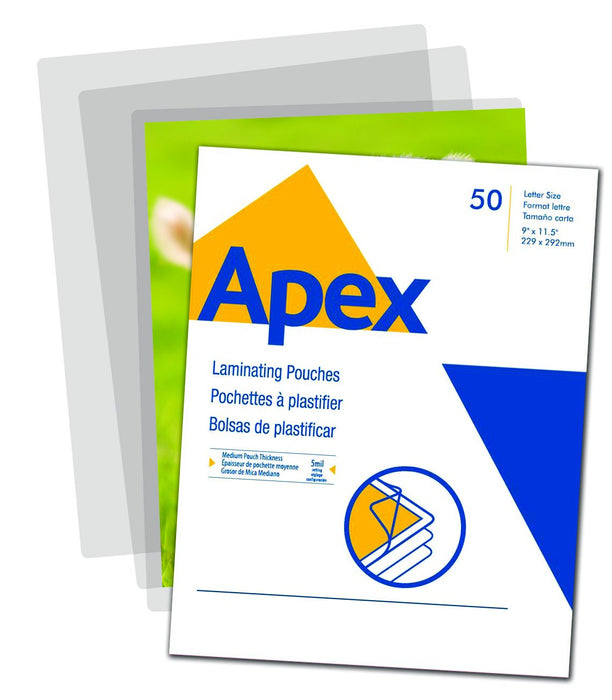 Best Value Apex A3 Medium Duty 125 Micron Lamination Pouches (Pack of 100)