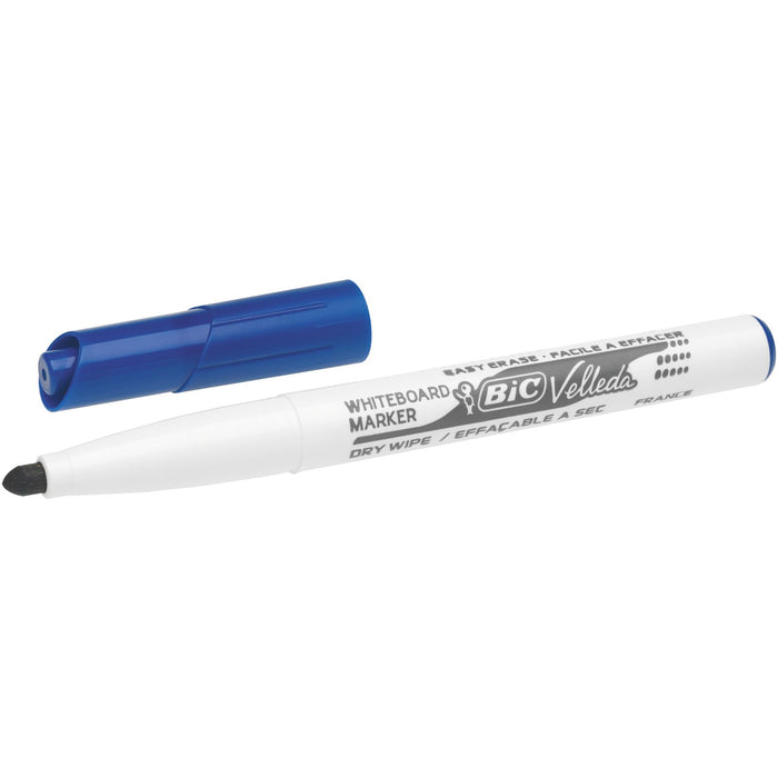 Best Value BIC Velleda 1741 Whiteboard Pens - Assorted Colours, Plastic Wallet of 4