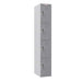 Phoenix PL Series 1 Column 4 Door Personal locker in Grey with Electronic Locks PL1430GGE