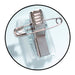 Best Value Durable Combi Clip Badge, 54 x 90 mm - Transparent, Pack of 25