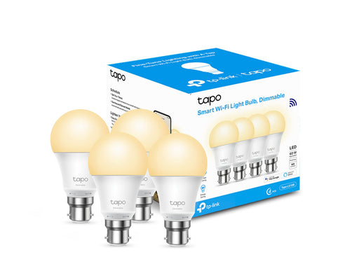 TP-Link Tapo L510B - LED light bulb - B22 - 8.7 W - 2700 K (pack of 4)