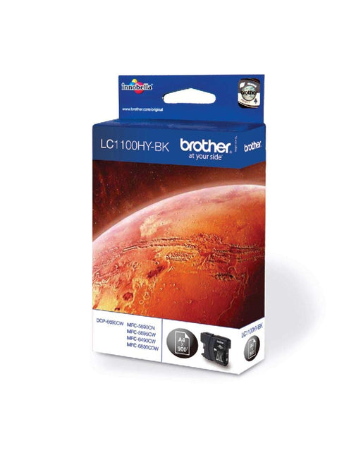 Brother Lc1100Hy-Bk Ink Twin Pk Blk