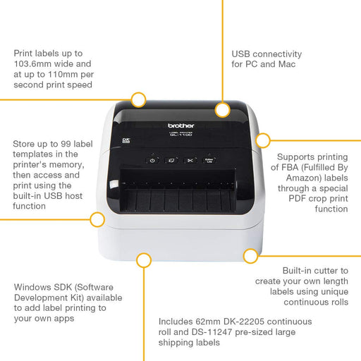 Brother QL1100C Label Printer
