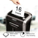 Best Value Fellowes Powershred 79Ci 16 Sheet Cross Cut Paper Shredder for the Small or Home Office with 100 Percent Jam Proof, SafeSense and Silent Shred