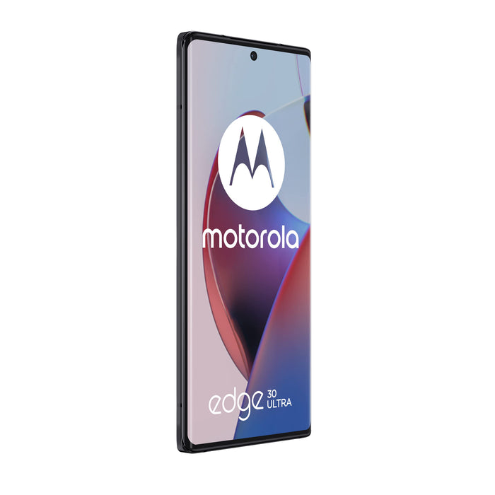 Motorola Edge 30 Ultra - 5G smartphone - dual-SIM - RAM 12 GB / Internal Memory 256 GB - pOLED display - 6.67" - 2400 x 1080 pixels (144 Hz) - 3x rear cameras 200 MP, 50 MP, 12 MP - front camera 60 MP - interstellar black