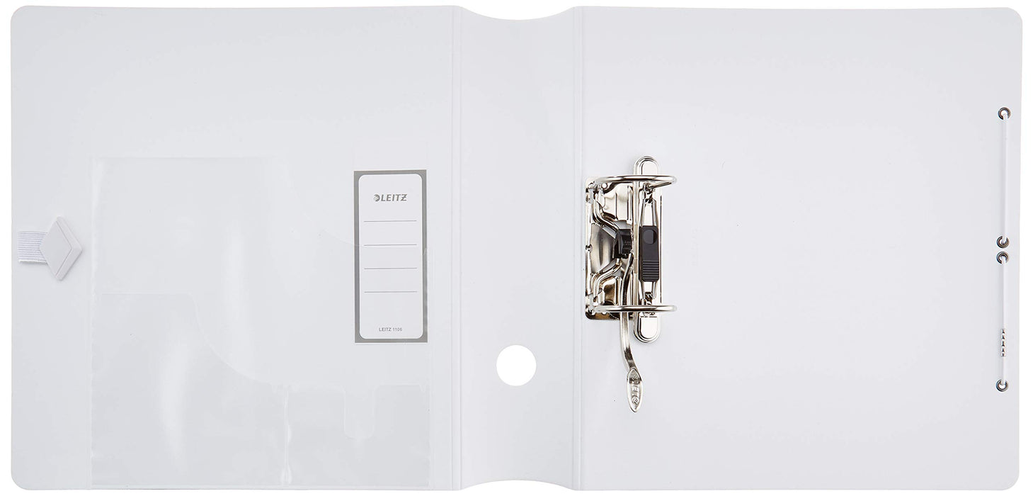 Best Value Leitz Lever Arch File, Metallic blue, A4, Curved spine 75mm width, Elastic fastening, Light polyfoam, WOW Range, 11060036